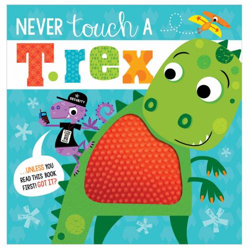 First Spread of Never Touch a T. rex! (9781789473810)