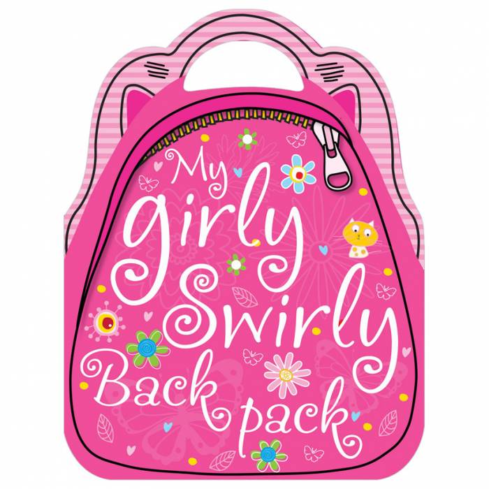 First Spread of My Girly Swirly Sticker Backpack (9781780653822)