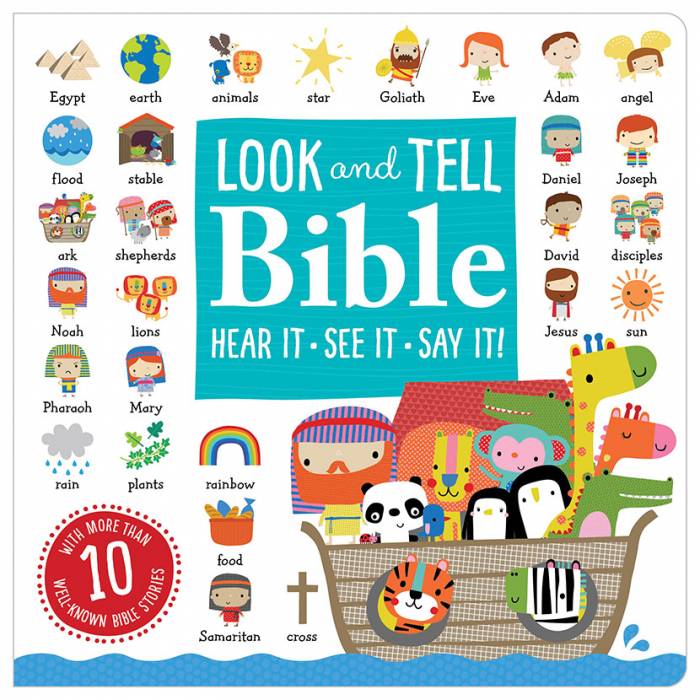 First Spread of Look and Tell Bible (9781785981524)