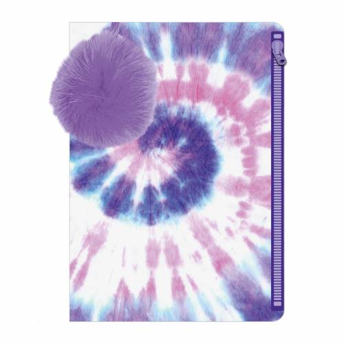 First Spread of Tie dye pouch with pompom (9781803377858)