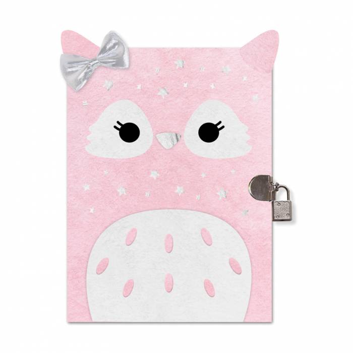 First Spread of Diary Fur Owl Face (9781803375878)
