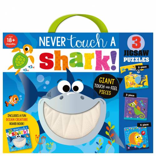 First Spread of Never Touch a Shark Jigsaw (9781803372341)