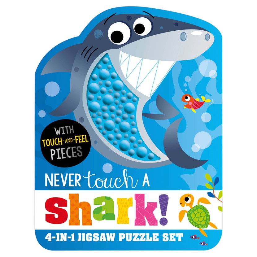 スペシャル特典 Never Touch A Shark Jigsaw Puzzle Set - Make Believe Ideas US 読み物