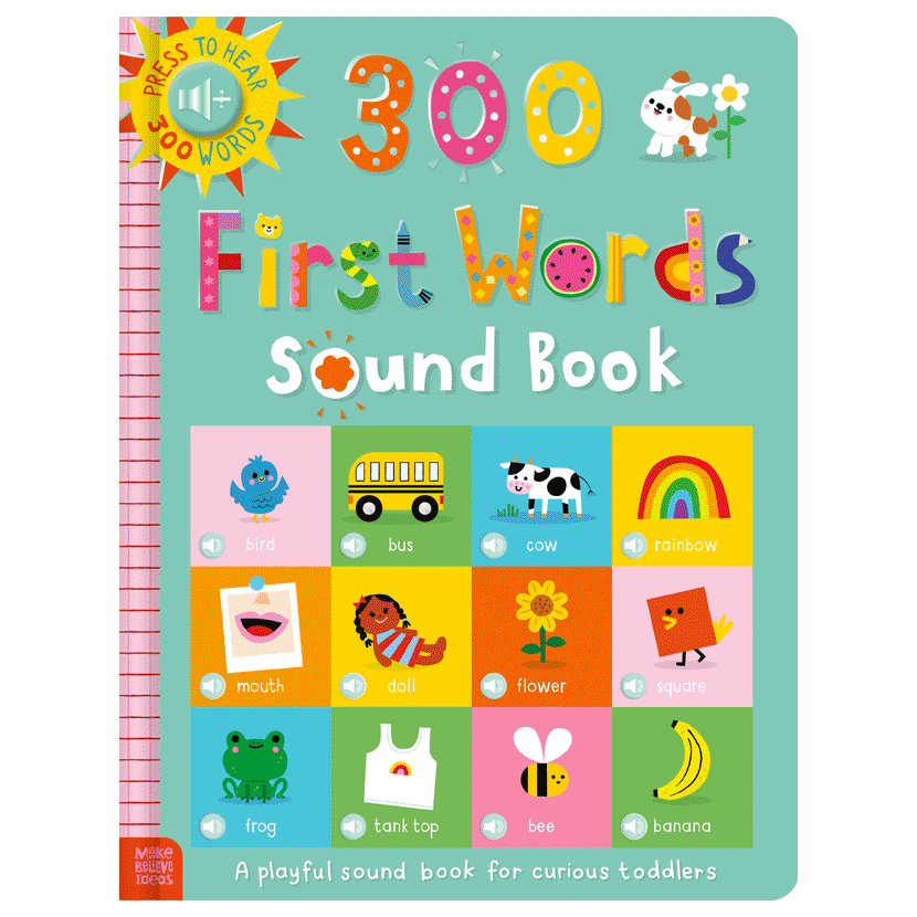 Cover of 300 First Words Sound Book (9781836428572)