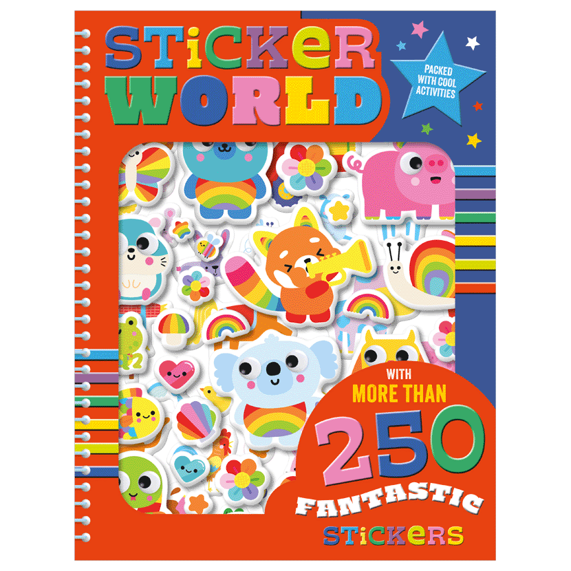 Cover of Sticker World Activity Book (9781836428268)