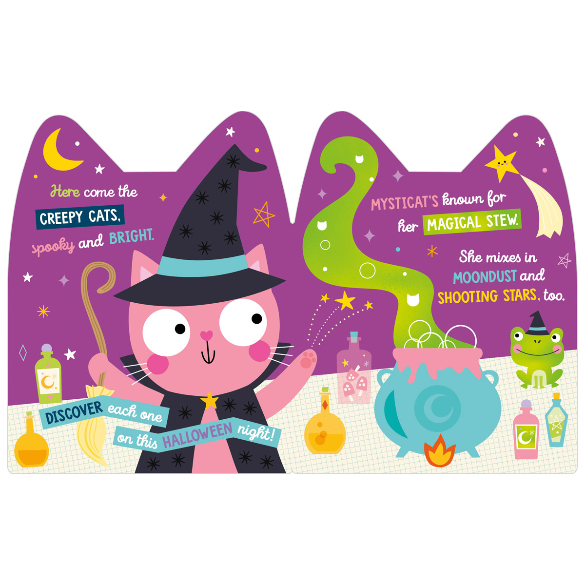 First Spread of Creepy Cats (9781806830947)